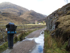 Arrive sur Kinloch Hourn